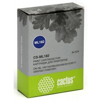 Картридж ленточный Cactus CS-ML182 черный для Oki ML-182/192/280/320/390