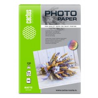 Фотобумага A3 230г/м² матовая, 50листов, односторонняя, Cactus Photo Paper CS-MA323050 для струйной печати