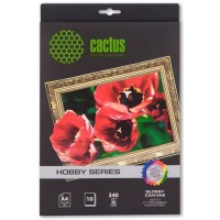 Cactus Hobby Series холст с глянцевым покрытием (A4, 340 г/кв.м., 10л)CS-CGA426010