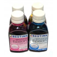 Комплект чернил Bestink-L серия для Epson T664x/T673x 100мл  4 цвета
