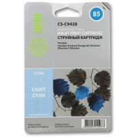 Картридж струйный Cactus CS-C9428 №85 светло-голубой для HP DJ 30/130 (72мл)