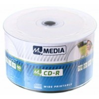 Диск MYMEDIA CD-R 700MB 52х  для печати 50 шт