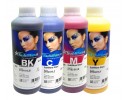 Комплект из 4х цветов сублимационных чернил для Epson Piezo, в бутыли 1л, InkTec серия DTI Sublinova