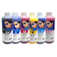 Комплект из 6 цветов сублимационных чернил для Epson Piezo, в бутыли 1л, InkTec серия DTI Sublinova