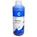 Чернила цветные в 1 л бутылке для картриджей Epson Stylus pro 7800/7880/9800/9880/7550/9550, InkTec серия EKI02-01LC 1 литр, Голубой