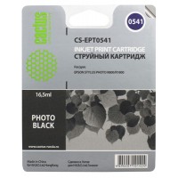 Картридж струйный Cactus CS-EPT0541 черный для Epson Stylus Photo R800/R1800 (16.2мл)