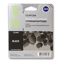 Картридж струйный Cactus CS-EPT264 черный для Epson Stylus Photo 810 (12.6мл)