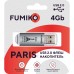 Флешка FUMIKO PARIS 4GB Silver USB 2.0