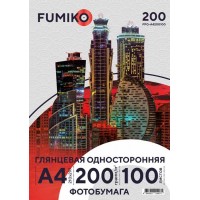 Фотобумага FUMIKO глянцевая односторонняя 200г/А4/100л