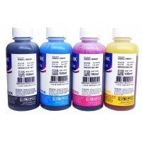 Комплект чернил 4 цвета для HP M0H56AA(GT52), в упаковке  100мл, InkTec, H5851, H5852