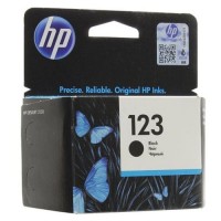 Картридж струйный HP 123 (F6V17AE), черный, оригинальный, ресурс 120 страниц, для HP DeskJet 2130