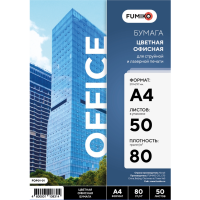 Цветная офисная бумага FUMIKO 80г/А4/50л голубая