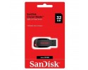 Флешка SanDisk CZ50 Cruzer Blade 32GB черная USB 2.0